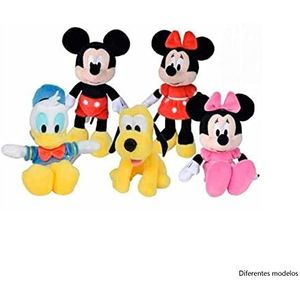 SIMBA Uniseks kinderen, 5-voudig gesorteerde varianten Disney, Mickey Mouse Refresh Core, 20cm, Kleurrijk, Meerkleurig, Estándar