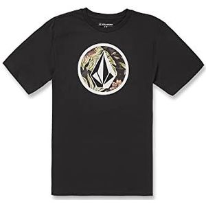 Volcom Men's Circle Stone Black Short Sleeve T Shirt S