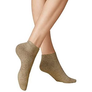 KUNERT Dames Liz SSOD sneakersokken sokken, beige-melle, 35/38, beige gemêleerd., 35/38 EU