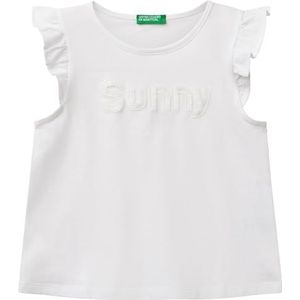 United Colors of Benetton T-shirt, Wit, 104