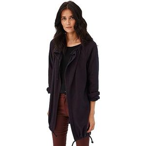 LARIME Dames gebreide jas Aurora kleur marineblauw maat S, Donkerblauw, S