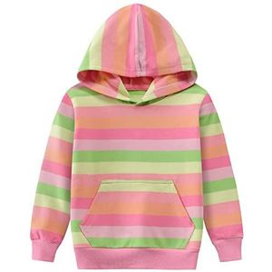 Little Hand Sweatshirt voor meisjes, 2 regenboog, 92 cm