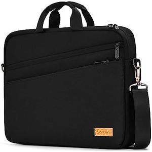 Bagasin Laptoptas 15 15,6 16 Inch, Laptop Aktetas/Schoudertas, Meerdere Vakken, Waterafstotende Laptop Tas, Zakelijk/Reizen/College Notebooktas Compatibel met Macbook/Surface/Dell/HP/Lenovo/ASUS/Acer