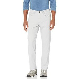 Amazon Essentials Heren Straight-Fit 5-Pocket Comfort Stretch Chino Pant (Previously Goodthreads), lichtgrijs, 32W x 34L