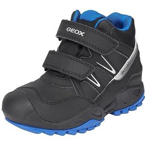 Geox J New Savage Boy B A jongens Schoenen, Black Royal, 25 EU