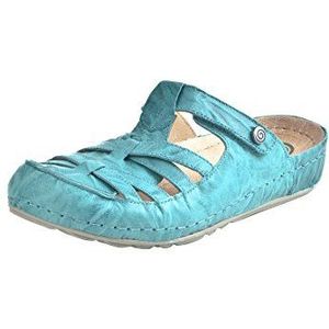 Dr. Brinkmann 700826 clogs voor dames, Blauwe Lagune, 39 EU