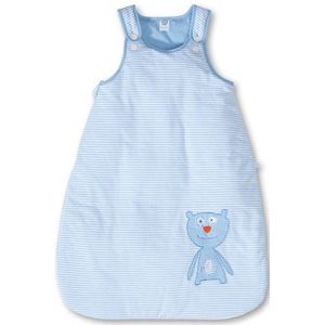 Sanetta Unisex - Baby pyjama (eendelig), gestreept 161765, maat 80 cm (2), blauw (5225)