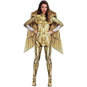 (PKT) (9906680) Volwassen dames wonder vrouw gouden heldenkostuum (groot)
