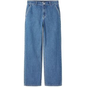 NAME IT Nlmtoizza DNM Loose Pant Noos jeansbroek voor jongens, blauw (medium blue denim), 128 cm