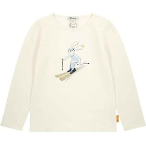 Steiff T-shirt met lange mouwen, EU maat 92, Eggnog, sweatshirt met lange mouwen voor kinderen, pullover met lange mouwen, babybovendeel, ideaal basic shirt, comfortabel en zacht, wasmachinebestendig,