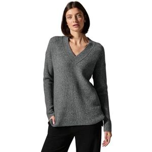 Cecil - Gebreide Trui - Grijs - V-hals