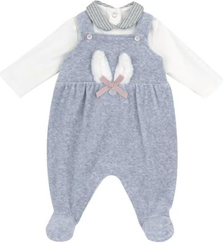 Chicco - Romper - Lichtgrijs - 9 Maanden