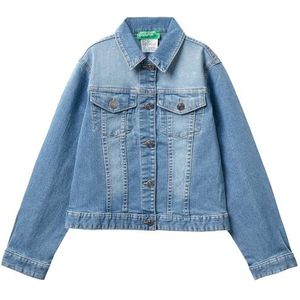 United Colors of Benetton Jeansjack voor meisjes en meisjes, Blauw 901, 170