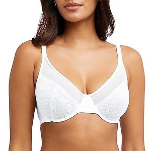 Bali Vrouwen een gladde U Lace Minimizer, Onderdraad Volledige dekking Converteerbare BH, Wit, 75D