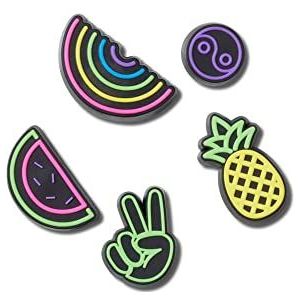 Crocs Unisex's LED Fun 5 Pack Shoe Charms, One Size, Led Fun 5 Pack, Eén maat