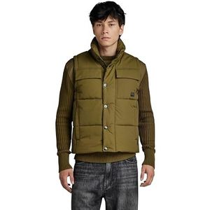 G-STAR RAW Foundation pdd vest, groen (dark olive D22887-D419-C744), XL