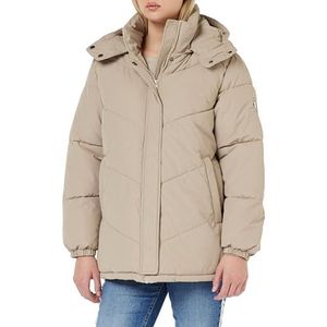 Desires Eve Puffer Jas met capuchon, Cobblestone, 42