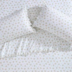 Laura Ashley - Standaard kussensloopset, ademend percal katoenen beddengoed, bloemen woondecoratie (Roseford Orange, 2-delig)