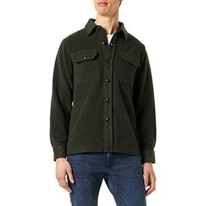 Schott NYC Heren T-Shirt, donkerkaki, M