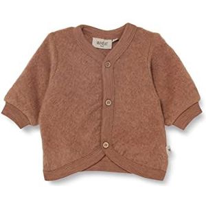 Wheat Wol, Cardigan, Clay Melange, 74/9m