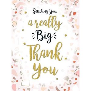 Piccadilly Greetings Grote grote bedankkaart - A4-12 x 9 inch