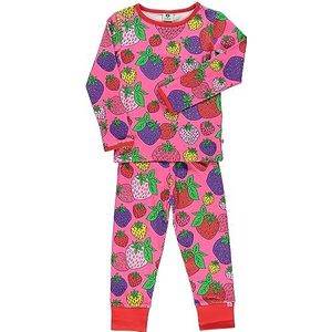 Småfolk Nightwear met aardbeien, roze, 2-3 Jaren
