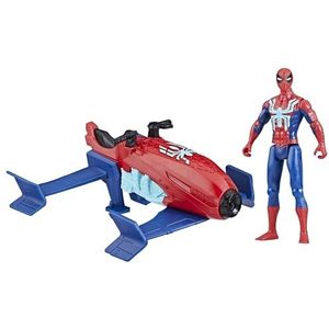 Marvel Spider-Man Epic Hero Series Web Splashers Spider-Man Hydro Jet Blast-actiefiguur en -voertuigspeelset
