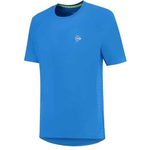 DUNLOP Club T-Shirt Met Ronde Hals voor Heren, Koningsblauw, XXL