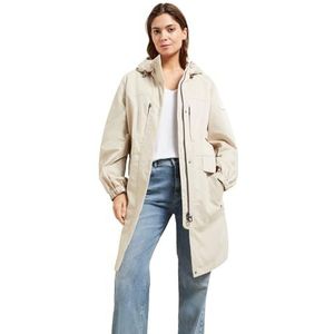 Beige Winterjas - Capuchon - Lange Mouwen - Regular Fit