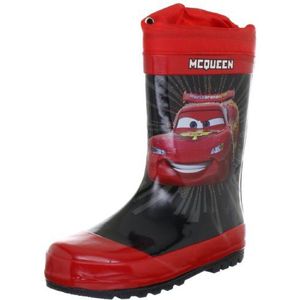 Cars Regenlaarzen Rubber Laarzen Jongens, Schwarz Red Black 129, 26 EU