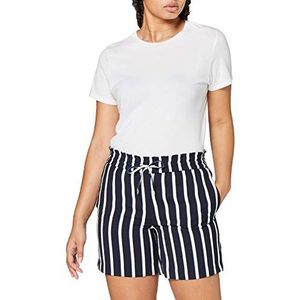 ONLY Onlpiper-ann Mw Stripe Cc PNT Casual shorts voor dames, night sky, 36