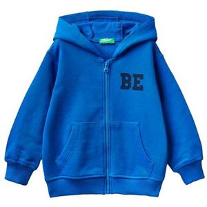 United Colors of Benetton Sweatshirt met capuchon voor kinderen en jongens, Bluette 36u, 4 jaar