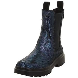 Superfit Mädchen ABBY leicht gefütterte Gore-Tex Stiefel, SCHWARZ/BLAU 0030