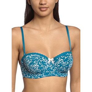 Uncover by Schiesser dames balconette bh, blauw (Petrol 811), 75B