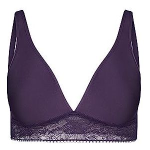 Skiny Dames Triangel Spacer Micro Lace, lavendel, 75C