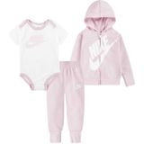 Nike - Set - Cardigan/Joggingbroek/Romper - Roze - Schuim