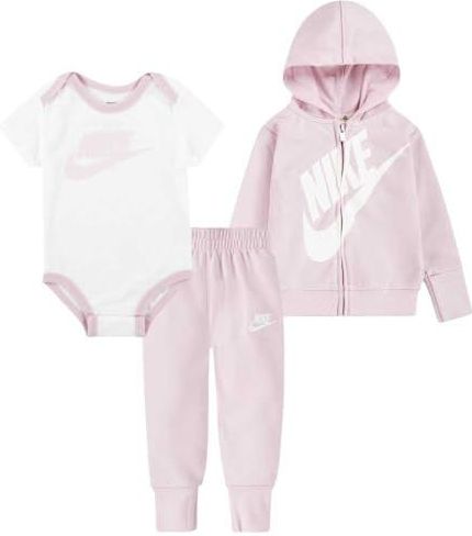 Nike - Set - Cardigan/Joggingbroek/Romper - Roze - Schuim