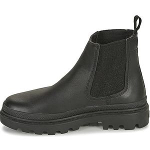 Palladium Pallatrooper Chelsea Boots voor dames, Zwart, 38 EU