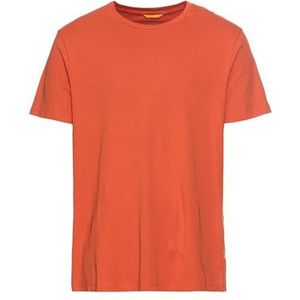 camel active T-shirt 1/2 mouw, oranje roest, S