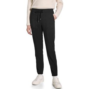 Broek in casual fit, zwart, S / 28L