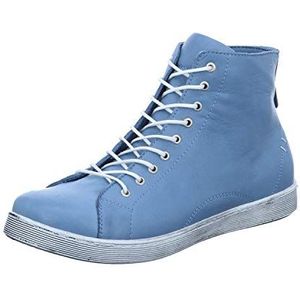 Andrea Conti Dames Sneaker/Enkellaarzen bleu (blauw) 0341500398, blauw/wit, 36 EU