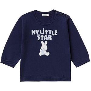 United Colors of Benetton Jersey G/C M/L 1098B100J trui, donkerblauw 913, 50 uniseks, donkerblauw 913