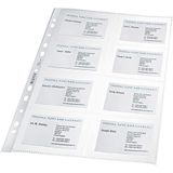 Leitz Visitekaartjes-brochurehoezenset, 10 stuks, A4-formaat, glashelder met glanzend oppervlak, 0,105 mm PP-folie, 47583003