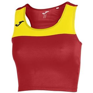 Joma Race T-shirt, meisjes, rood-geel, 2XS