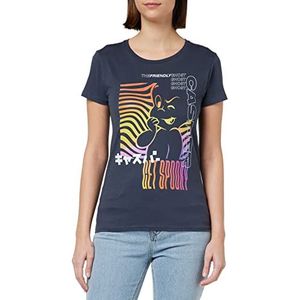 cotton division T-shirt dames, Antraciet, L