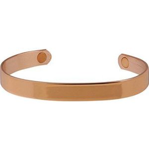 Sabona koperen magnetische armband - voor vrouwen en mannen - artritis pijnstiller - Plain Copper