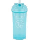 Twistshake Sippy Cup voor Baby's met Rietje - 360ml | Lekvrije Waterflessen voor Baby's | Antilekbeker voor Peuters | BPA-Vrije Rietjesbeker | Tuitbeker Trainen voor Kinderen | Lichtblauw