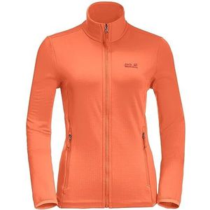 Jack Wolfskin Dames Peak Grid Jas, Guave, L, Guave, L