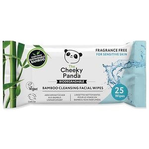 Cheeky Panda Bamboo Facial Make Up Remover Wipes | Duurzame oogmake-up verwijderaars | Ongeparfumeerde gezichtsdoekjes 3-pack | 720 doekjes