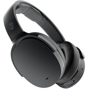 Skullcandy Hesh ANC Draadloze over-ear koptelefoon met ruisonderdrukking, een accuduur van 22 uur, microfoon, ondersteuning voor iPhone/Android- en Bluetooth-apparaten – Zwart